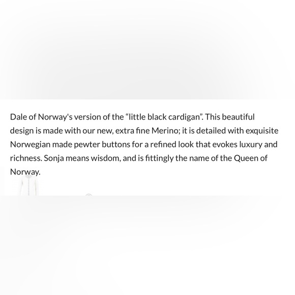 Euc - Dale of Norway Sonja  Black Cardigan - XL, Extra-fine Merino Wool - Picture 9 of 9